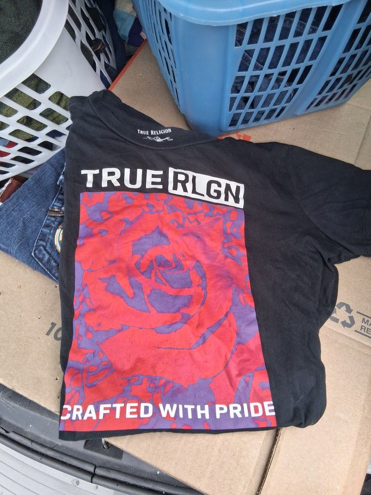 True Religion Mens Xl Tshirt