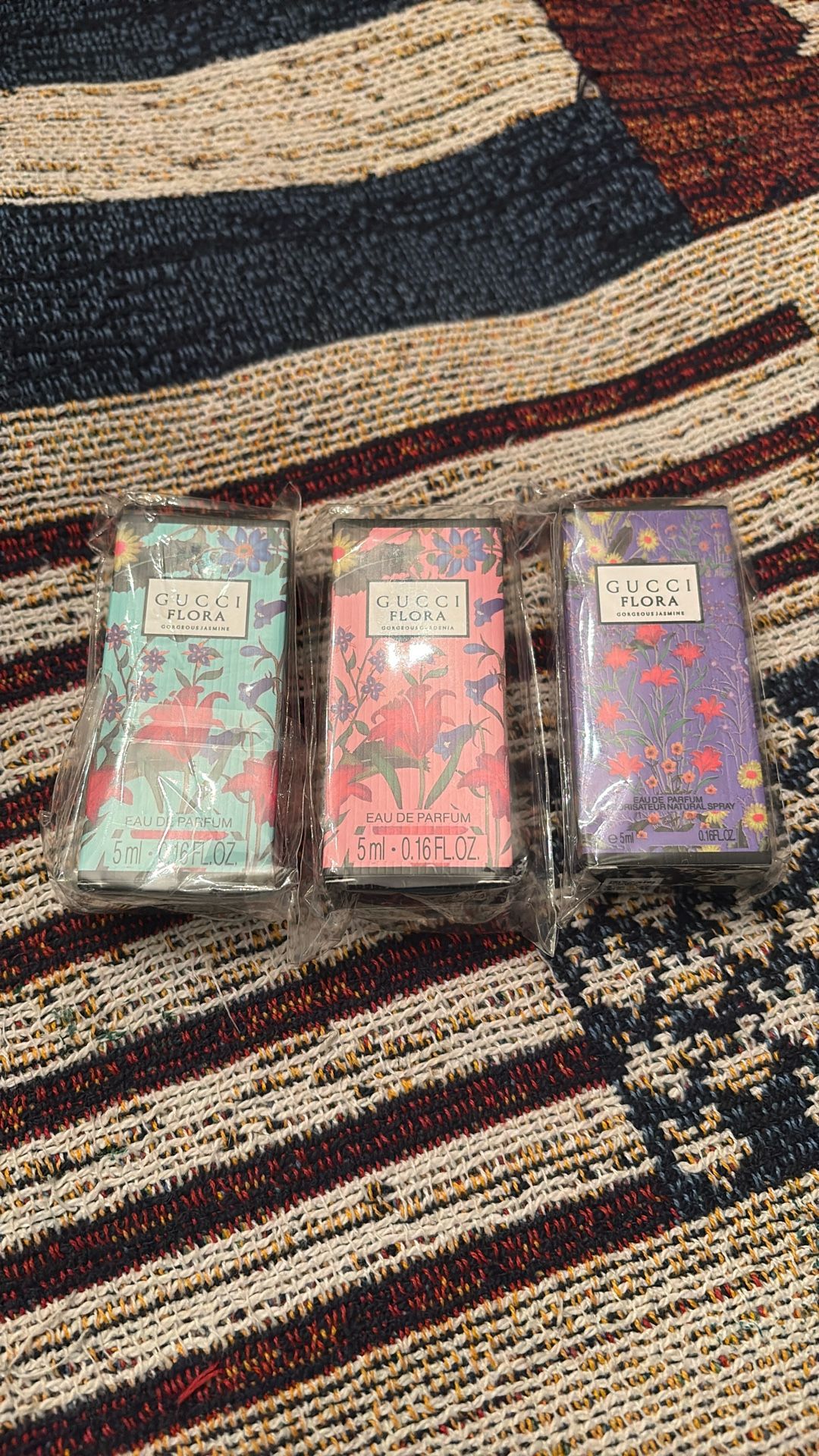 Gucci Flora Mini Perfumes 7.5ml Bottles