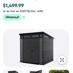 Keter Cortina 7x7 Storage Shed $1,100