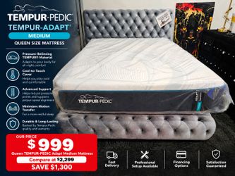 Tempur-Pedic TEMPUR-Adapt Medium queen-size mattress only special