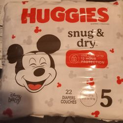 Huggies Size 5 22 Count 