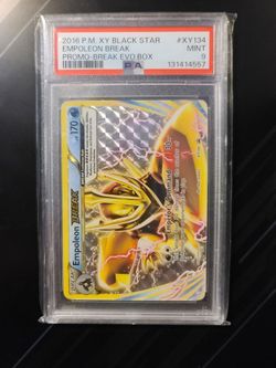 Empoleon BREAK XY134 PSA 9 Mint Pokemon Card
