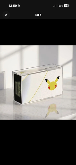 Pokémon Celebrations UPC Magnetic Acrylic Case! Pokémon Card Protective Display!