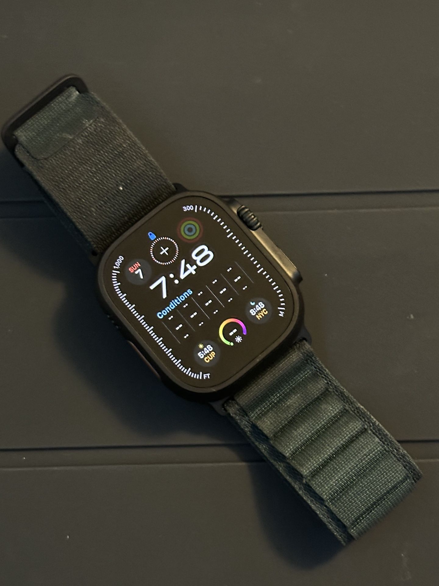 Apple Watch Dark Green Alpine Loop Band Size Large for Apple Watch Ultra