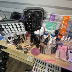 Professional Manicure/Nail Technician Kit . Will Sale Separately Also 