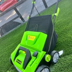 Costway.  Amp Corded Scarifier Electric Lawn Dethatcher With Collection Bag