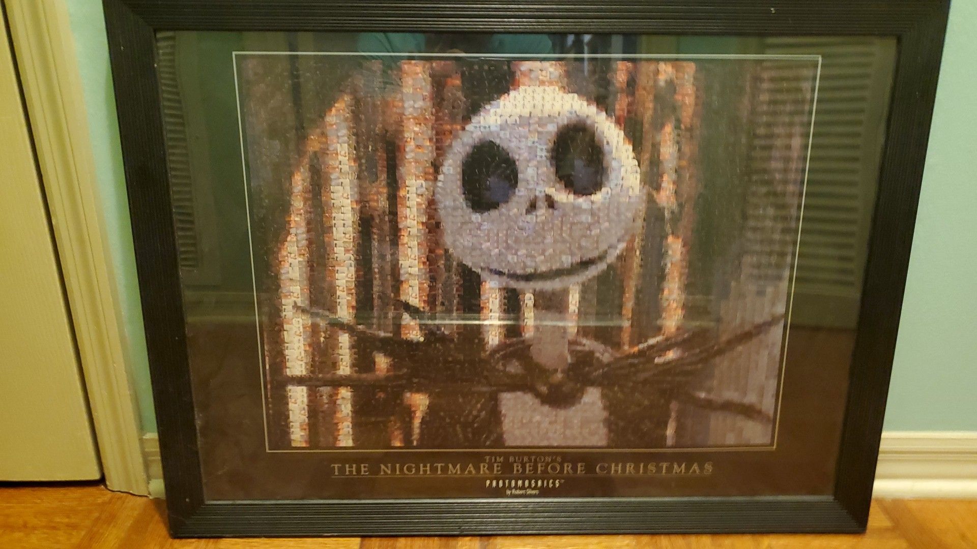 RARE photomosaic The nightmare before Christmas art