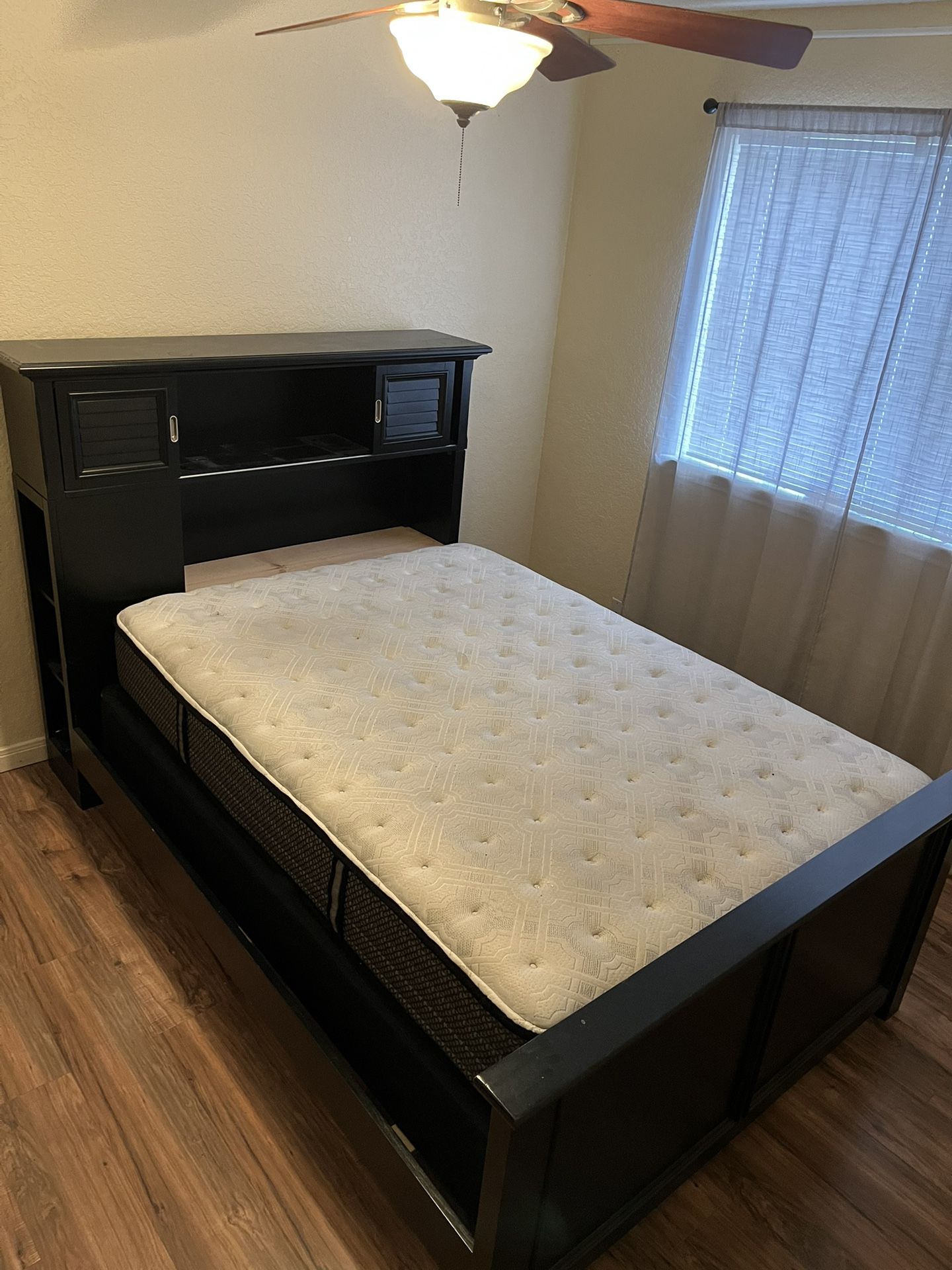 Black Full Size Bed frame 