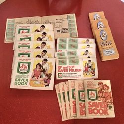 Vintage! Collection of S & H Green Stamps Books
