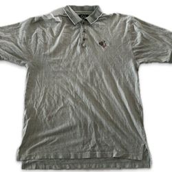 Disney Golf Collection Men's Large Striped Tigger Embroidered Polo Shirt XL