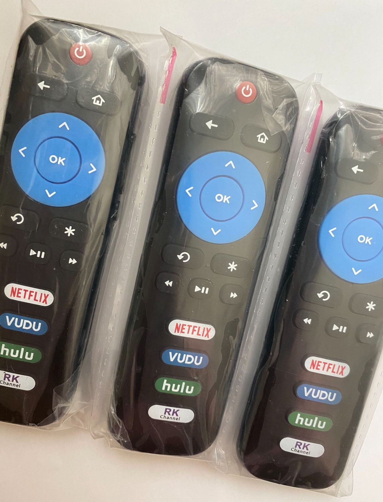 3 Pack Remote control replace for TCL Roku TV