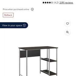 Mainstays Student Desk, Espresso New in box  Pm if interested 