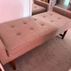 Beautiful Fabric Bench
