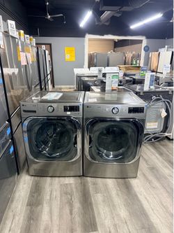 🔥LG 5.2 EXTRA LARGE JUMBO WASHER AND 9.0 CUBIC FT. GAS DRYER LAUNDRY PAIR🔥