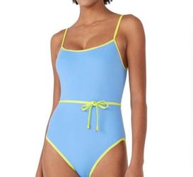 Brand New Kate Spade Sleek light blue one-piece size Large