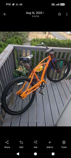 Cruiser style bike