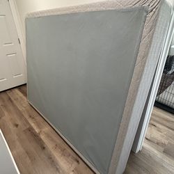 Queen Size Box Spring and Bed Frame