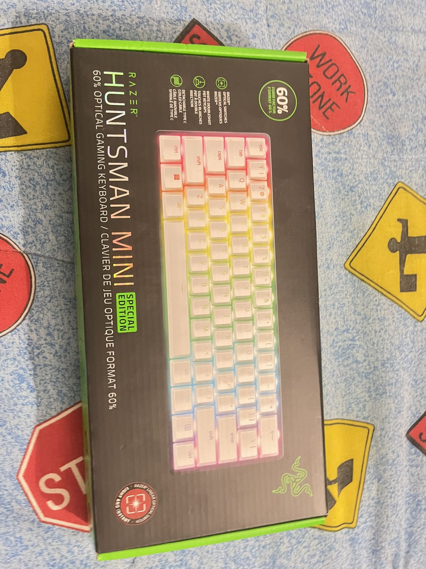🟢 Razer Huntsman Mini Special Edition – 60% Optical Gaming Keyboard (Like New)