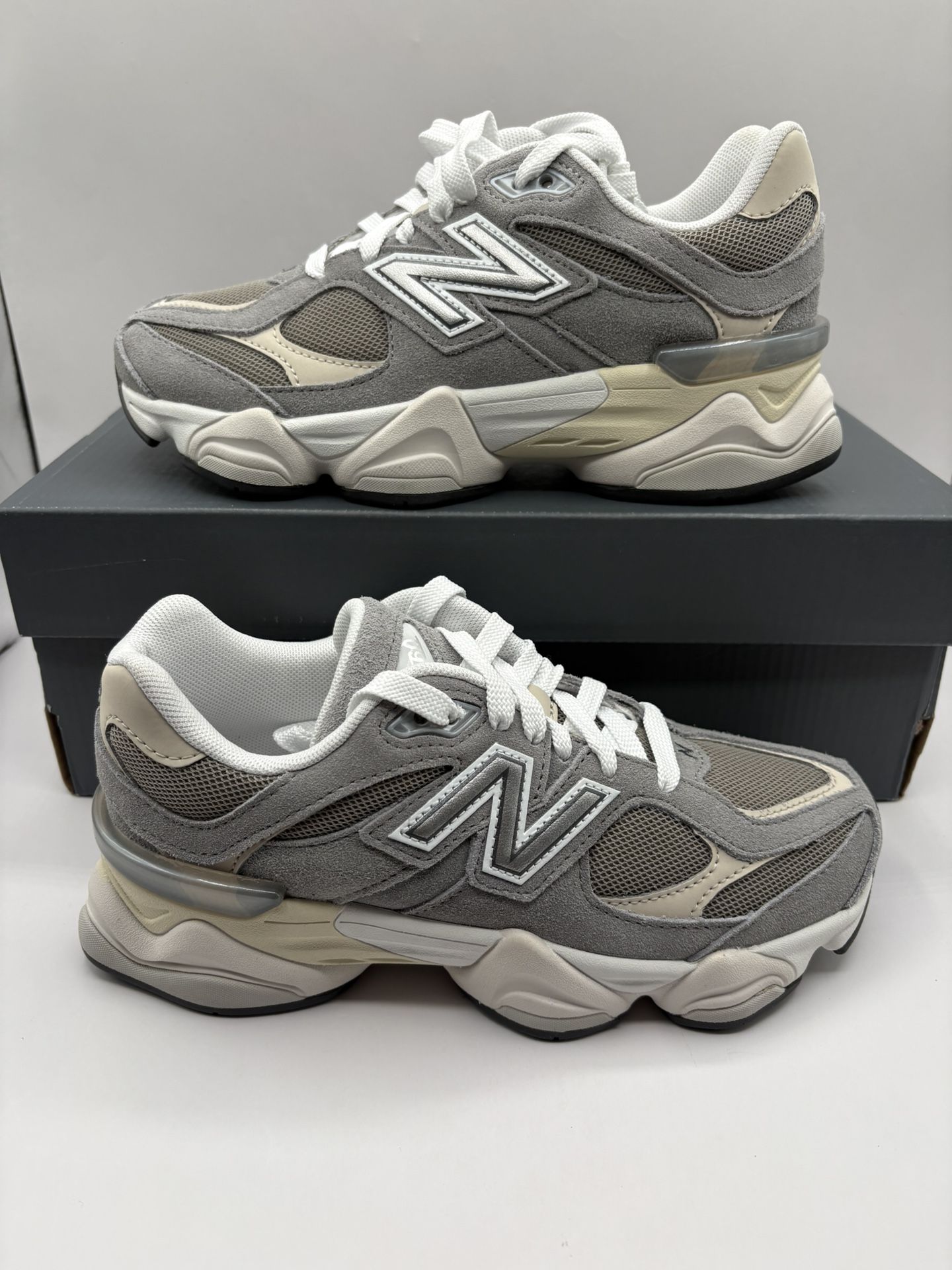 New Balance 9060 Grey Brown Sneakers Size 3.5Y / Fits Womens 5 New!