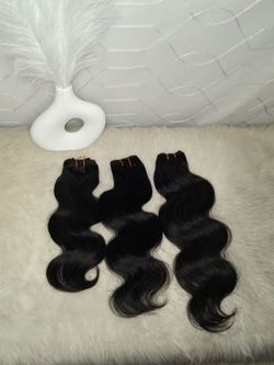 Slight yaki Body Wave human hair bundles