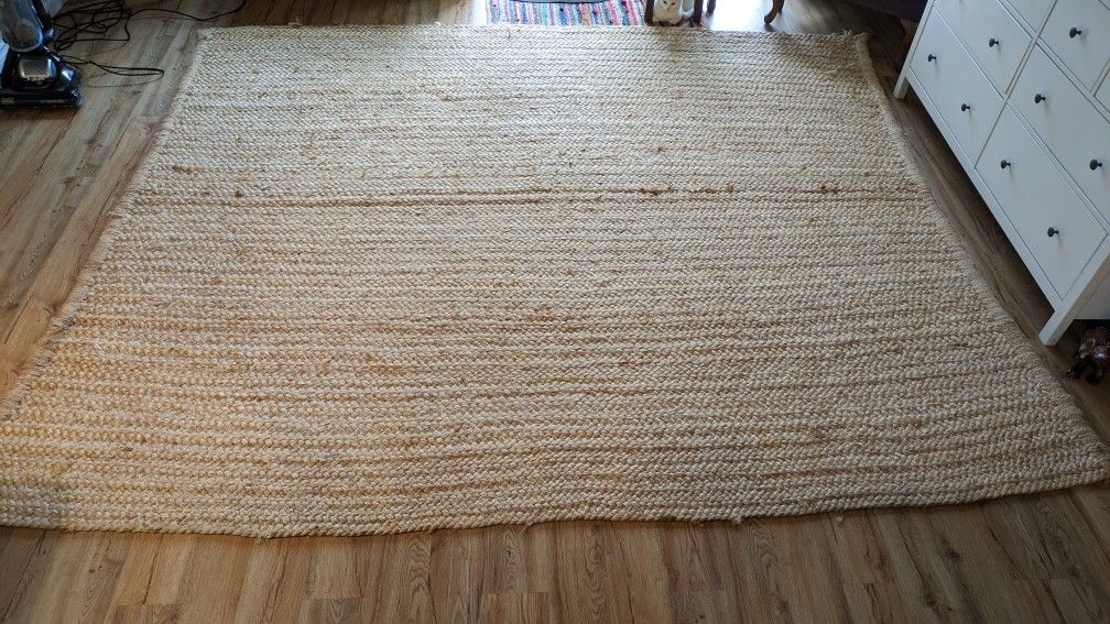 Braided Jute Rug 10 Ft ish By 8.9 Ft Ish