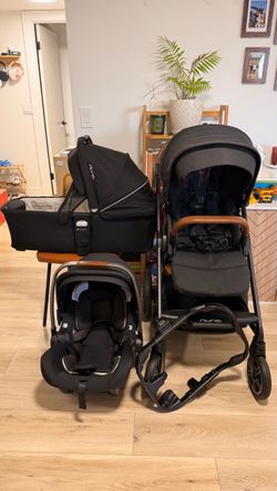 Nuna newborn set (Stroller+Car Seat+ Bassinet)