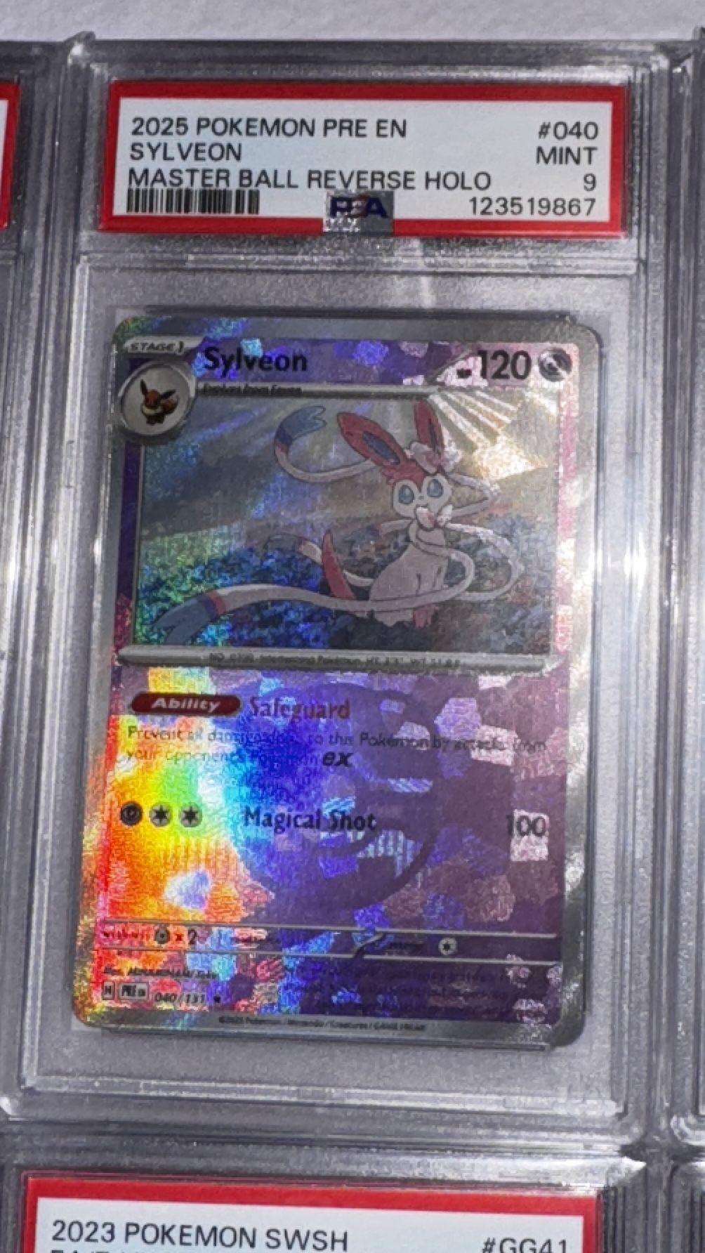 Sylveon Master Ball - Psa 9