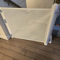 (2) Retractable Baby/Pet Fabric Gates 52"