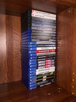 (Selling Individually Only) First Stack Of Amazing Video Games PlayStation PS5 PS4