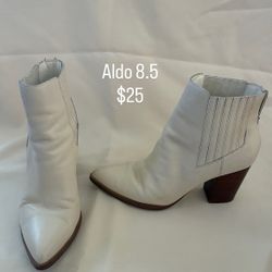 Aldo White Boots