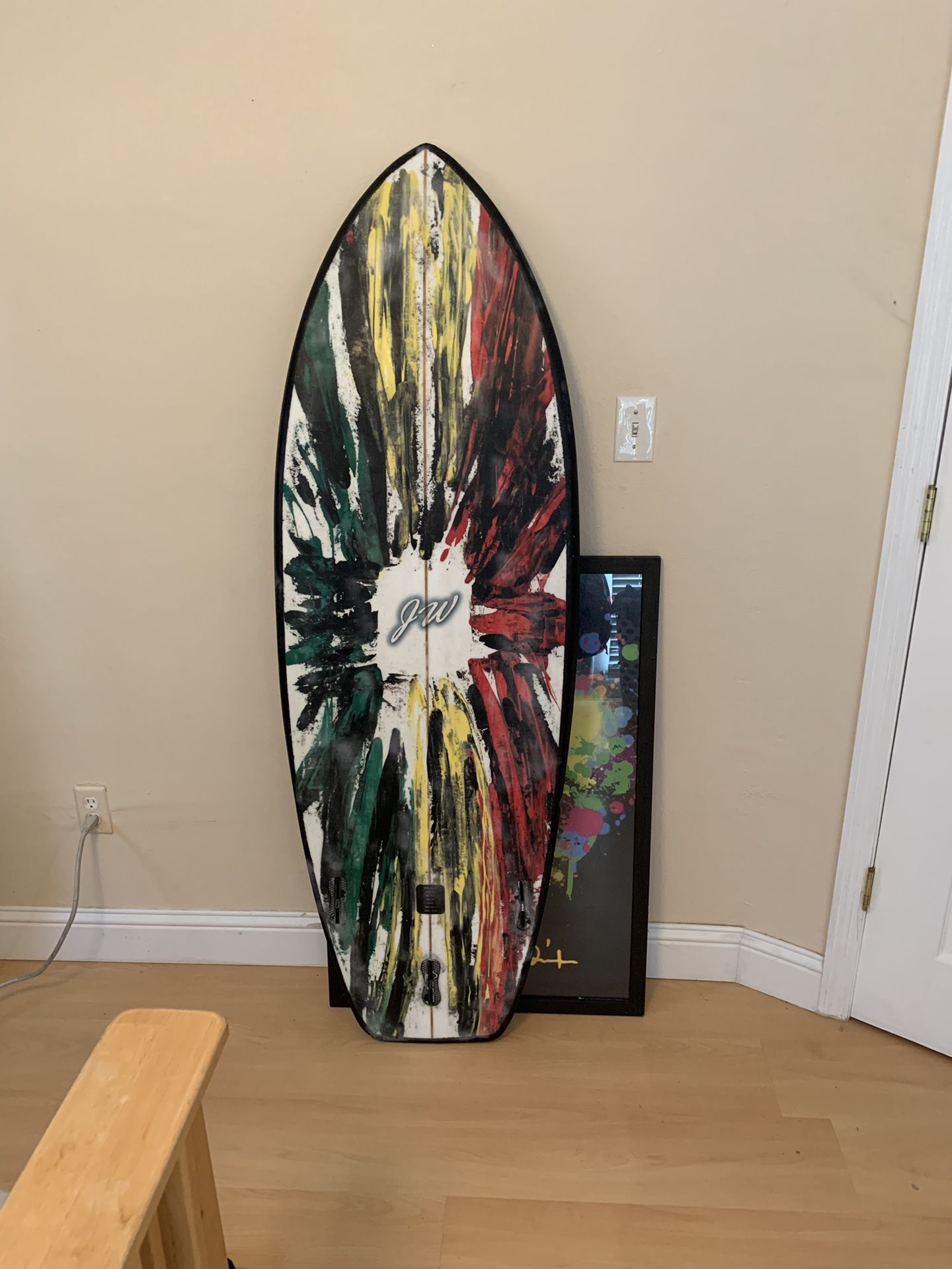 5’4 epoxy surfboard