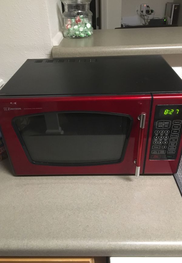 Red Emerson Microwave For Sale In Evansville IN Red Emerson Microwave For Sale In Evansville IN