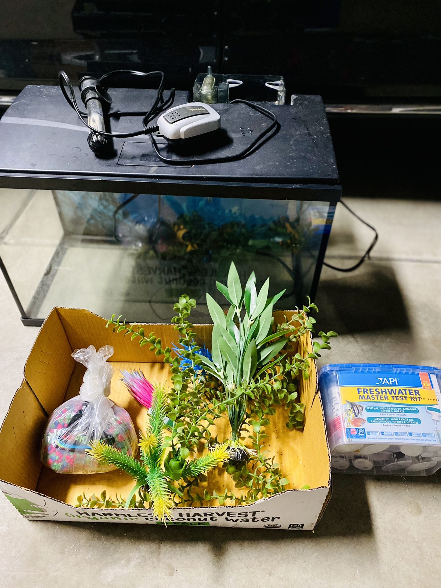 10 Gallon Fish Tank Whole Set