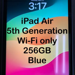 Wi-Fi iPad Air 5 256GB - Come with a Charger and a 20W Box!