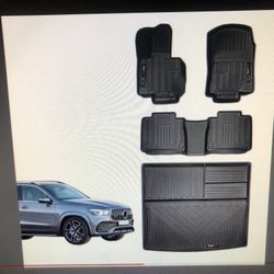 Mercedes Benz GLE 20-24’ New Rubber Mats. Even Cargo ! $155 Retail 