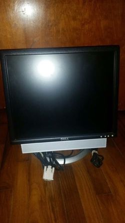 Monitor and keyboard