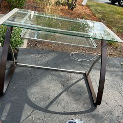 Modern Computer Desk With Glass 