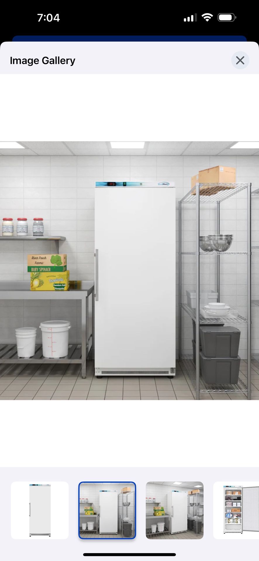 KoolMore 21-Cu. Feet Upright Commercial Freezer 