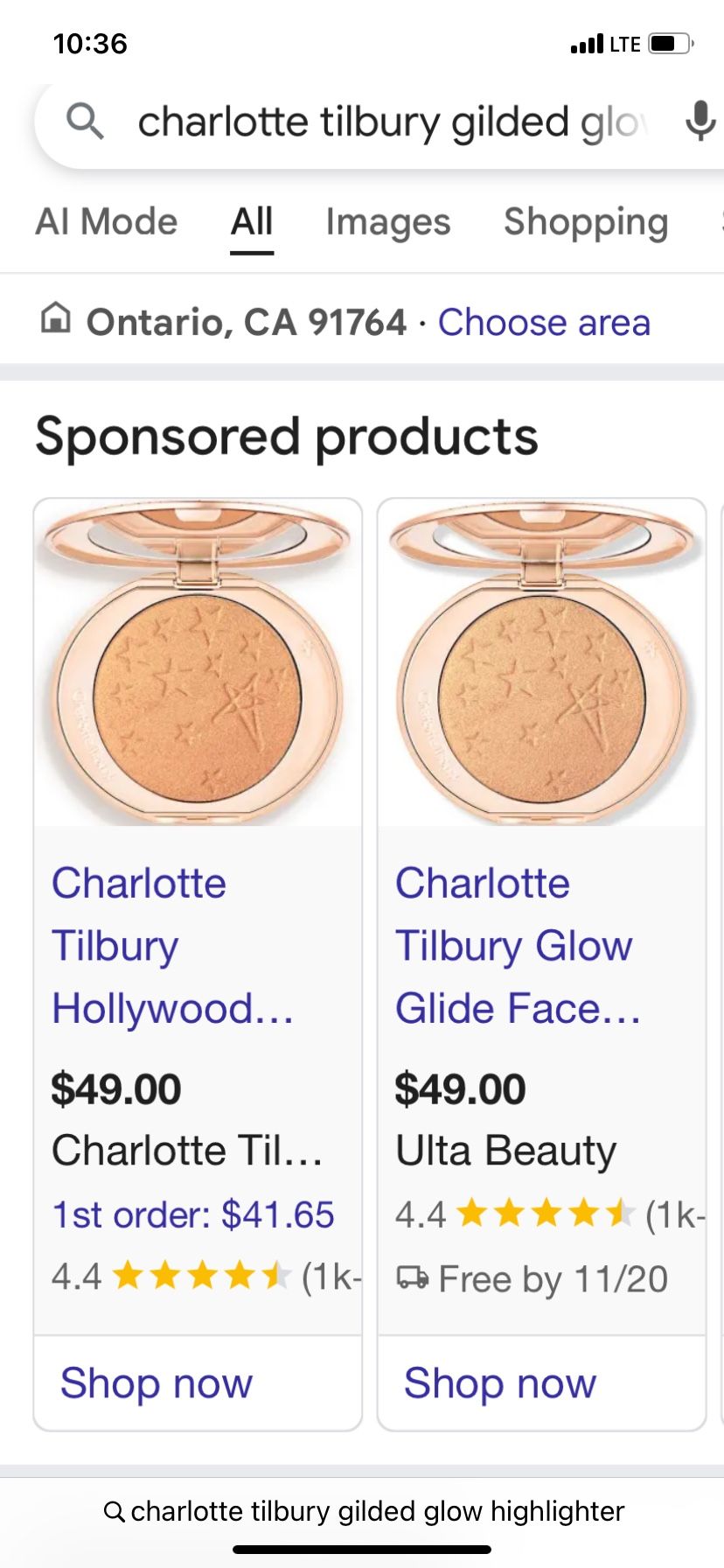 charlotte tilbury highlighter
