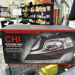 CHI Electronic Clothing Iron with Retractable Cord