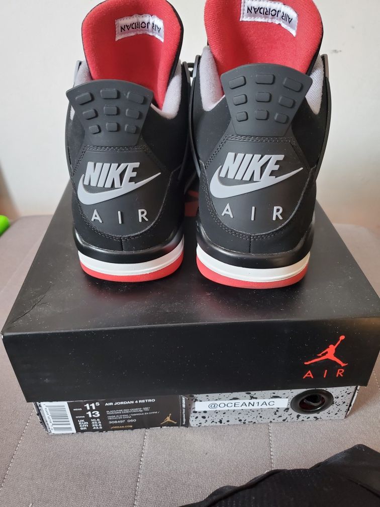 air jordan 4 bred for sale