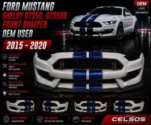 FORD MUSTANG SHELBY GT350, GT350R FRONT BUMPER  2015  -  2020