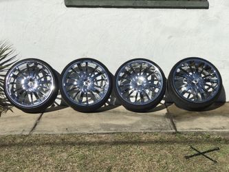 22” Mazzi Chrome rims