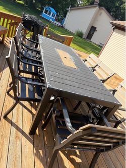 8-Person Patio Dining Set - Very Sturdy