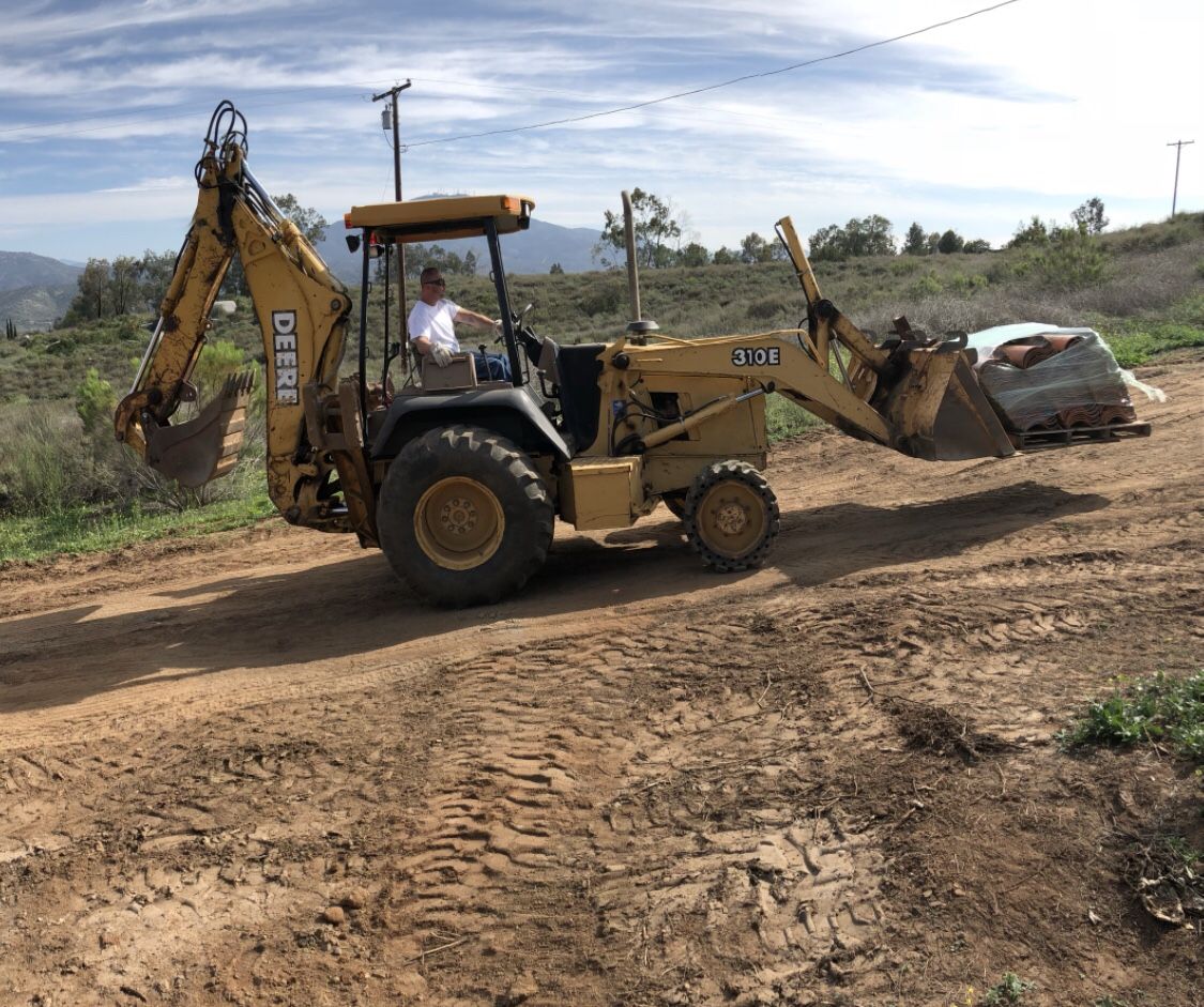 John Deere 310e backhoe loader tractor