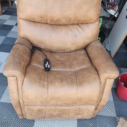 Electric Leather Recliner Chair