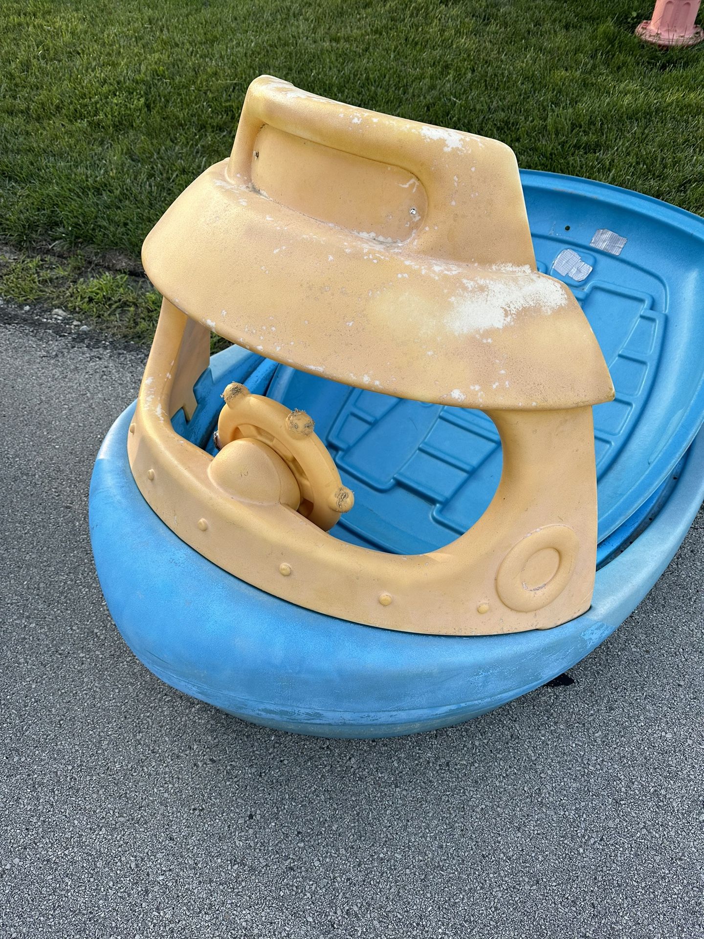Vintage Little Tikes Tugboat sandbox- includes Lid! for Sale in 