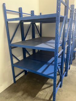 Used storage shelves