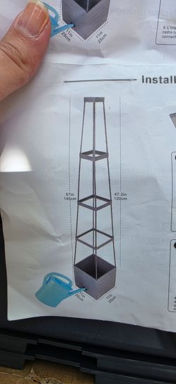 2pk plastic plant trellis