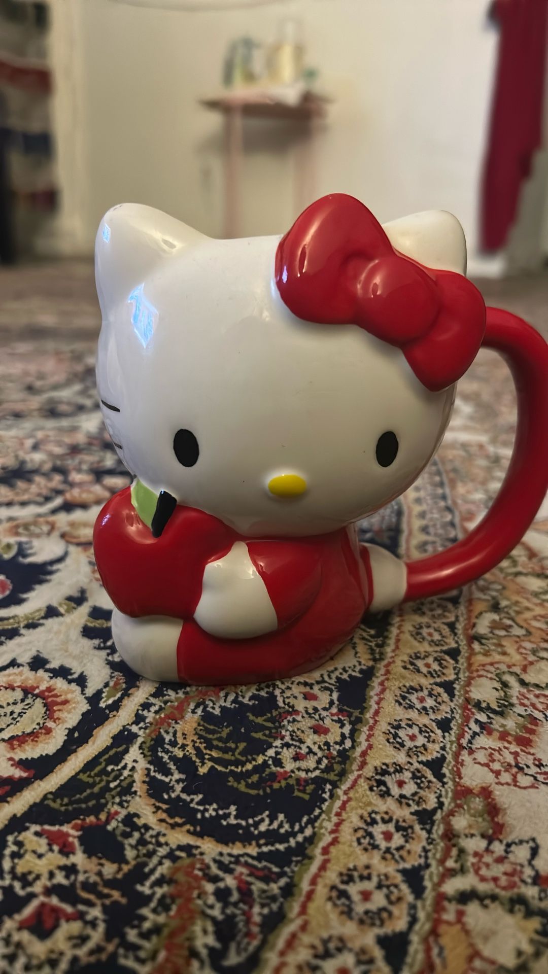 Hello Kitty Ceramic Mug – Used but Cute